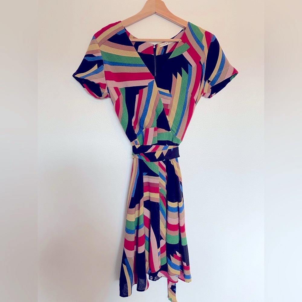 Alice + Olivia Bright Pattern Dress